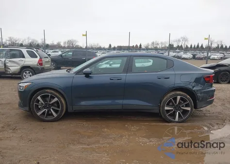 2022 Polestar 2 Long Range Single Motor z USA, uszkodzony, nr VIN LPSEG3KA1NL083364